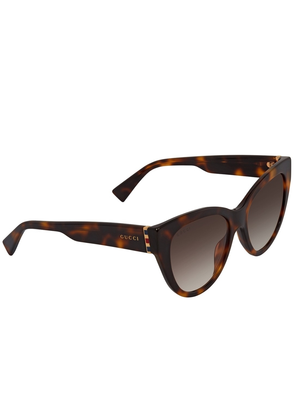 Gucci Women's Tortoiseshell Cat Eye Sunglasses - Brown